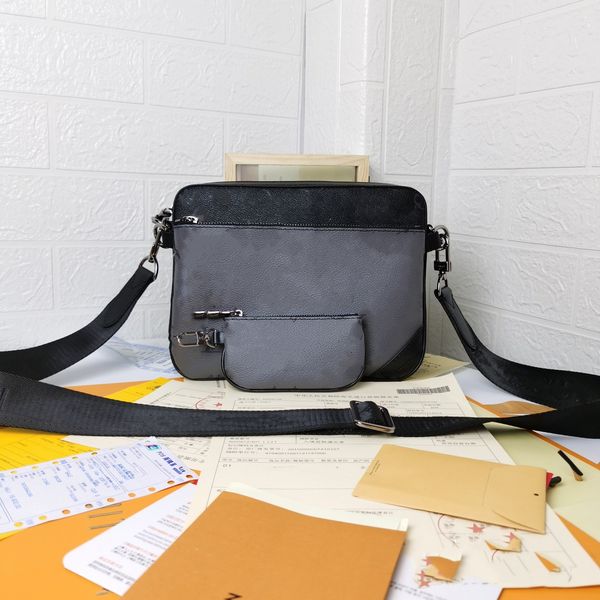 

men's luxurys designers bags men three-piece satchel bags classic printed presbyopia small messenger bag a stylish choice for everyday