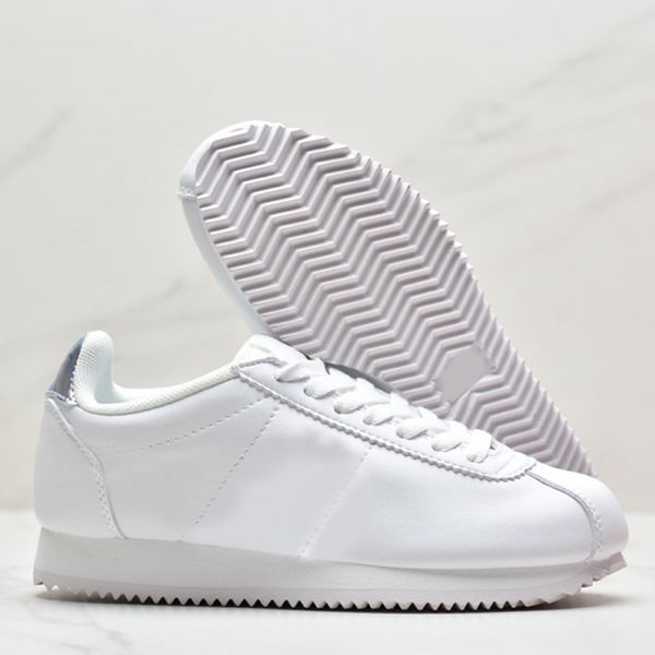 

women men shoes leather round head classic sneaker comfortable non-slip rubber sole casual shoe black white red fashion versatile size36-45