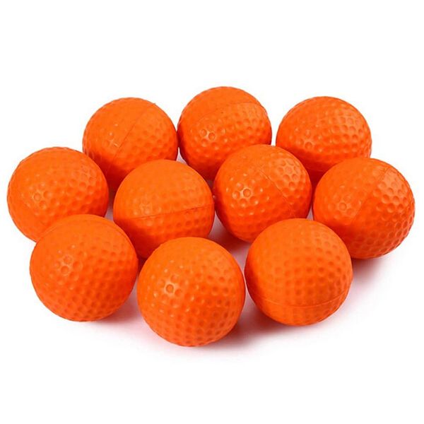 

42mm orange golf indoor and outdoor practice ball pu foam golf ball