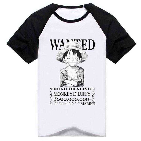 

men's t-shirts one piece t-shirt fashion men women clothes anime short sleeve cotton t shirt luffy cosplay tshirt en's, White;black