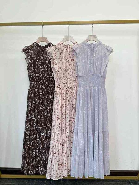 

casual dresses bow drawstring neck small flying sleeves print slim waist pleated robes japanese vestidos sweet gentle fairy dress cz7s, Black;gray