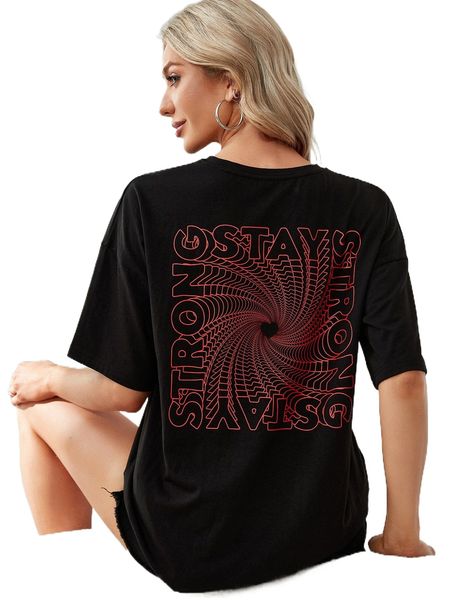 

x sydney saathoff letter graphic drop shoulder tee f6rc#, White