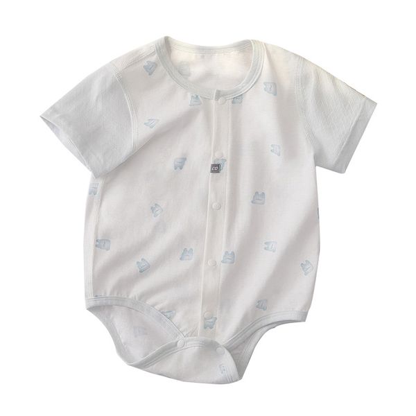 

selling of infant's breathable cartoon t-shirt 100% cotton 2022 the latest, Blue