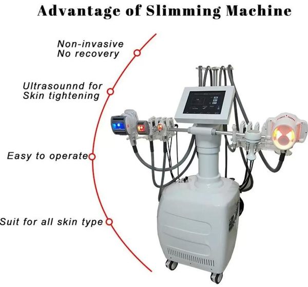

ultrasonic lipo lase diode buttock slimming machine fat removal vela body shaping equipment weight loss 40k cavitation arm leg cellulite red
