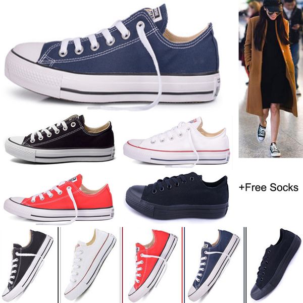 

2022 classic canvas casual shoes sneakers sports chucks 70s designer running men women boots conver black white high low flat platform train
