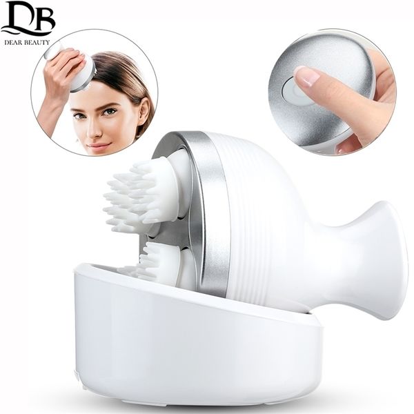 Dispositivo elétrico 3D Estresse estressante estresse Relax Head Tool Evite Perda de cabelo Corpo de tecido profundo Massageador de amastra 220630