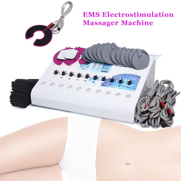 Abnehmen EMS MuscleStimulator Russische Wellen Elektronische Muskel Stimulator Elektrostimulation Elektrotherapie EMS Fitness Maschine