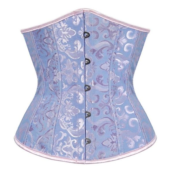 Corsetto sexy Sottoseno Vita Cincher s Gothic Top Bustier Plus Size Corpete Corsetto Nero Bianco Rosso Blu S 6XL 220524