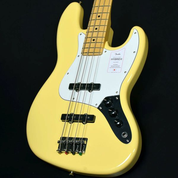 

2021 collection mij hybrid ii jazz bass vintage white electric guitar