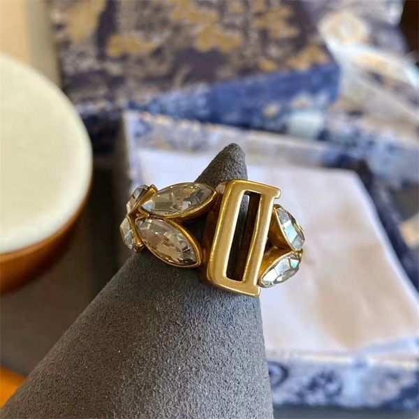 

large letter wheat ear ring female old hollow design sense pair ring, Silver