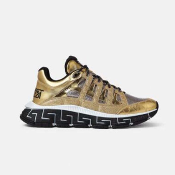

italy trigreca sneakers casual shoes capsule series gold trigreca rinting black white multi-color 100% cattle leather rubber sole men women