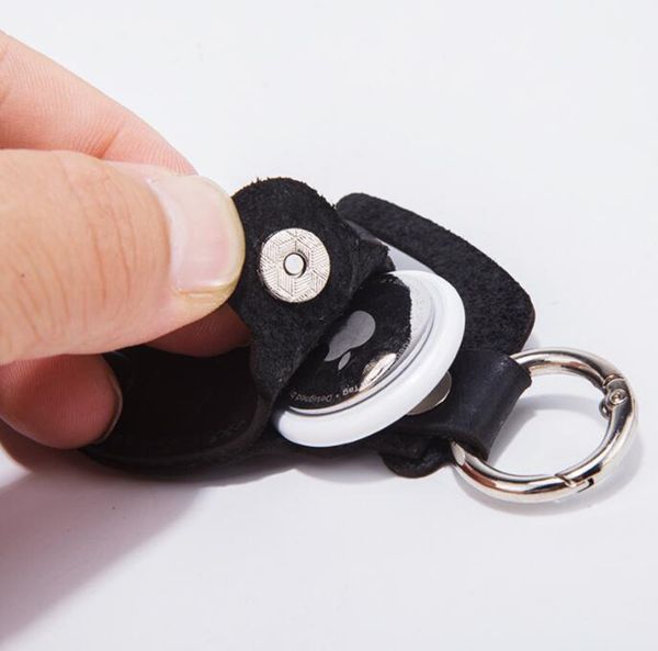 

wholesales fast ship mini portable money clips suitable for apple tracker airtag protective positioning anti-lost device storage keychain sl, Black
