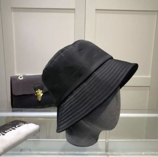 

elegant women sunscreen hat fashion 3 colors casual bucket hats nylon beach caps, Blue;gray