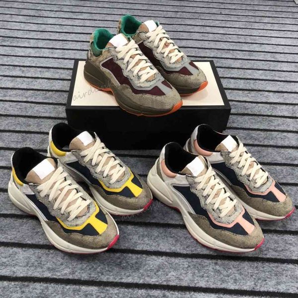 

thick soled casual shoes women platform travel leather lace-up sneaker cowhide fashion lady letters flat designer running trainers beauty, Black