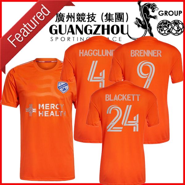 

22 23 mls cincinnati soccer jersey 2022 2023 nelson hagglund vallecilla brenner acosta celentano atanga blackett football shirts hone away t, Black;yellow