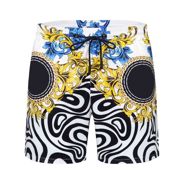 

m-3xl men fashion designer waterproof fabric summer men shorts brand clothing swimwear beach pants swimming board shorts, White;black