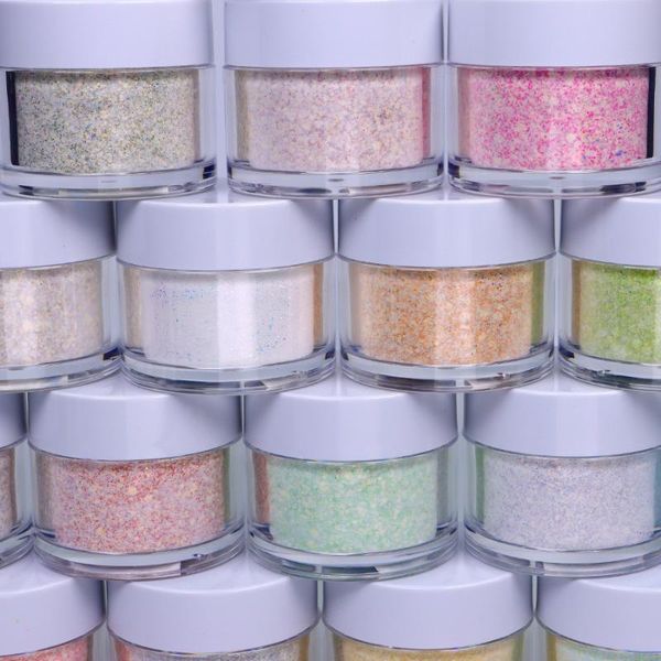 Tırnak sanat kitleri Glitter-3 renklerde/tırnak dekor aksesuarları parıltı akrilik tozu 30 gram manikür akrilik/daldırma/oyma pudra