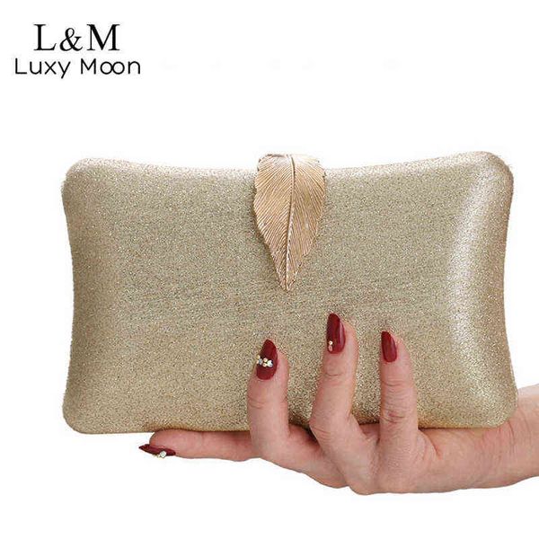 

evening bags luxury evening bag for women wedding small purses and handbags leaf lock designer bag banquet party gold clutch bag bolso x551h