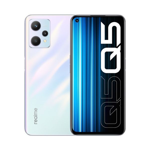 Original Oppo Realme Q5 5G Mobiltelefon 8 GB RAM 128 GB 256 GB ROM Octa Core Snapdragon 695 Android 6,6 Zoll 120 Hz LCD Vollbild 50,0 MP 5000 mAh Fingerabdruck-ID Smart-Handy