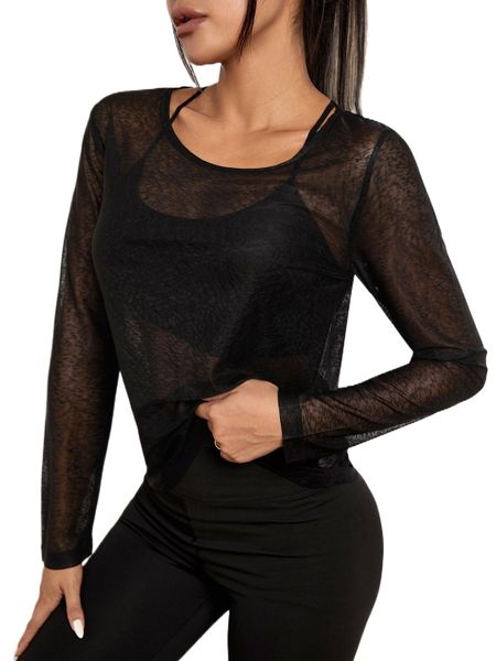 

solid sheer sports tee without tank l3ya#, Gray