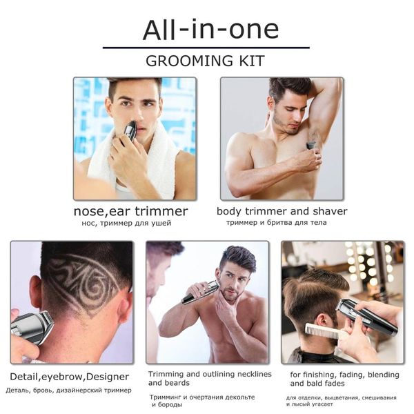 

all in one grooming kit electric shaver for men facial body wet dry shaving machine beard electric razor rechargeable perfection