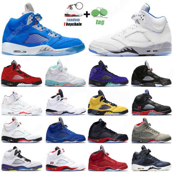 

5s raging red basketball shoes 5 blue bird hyper royal og black metallic oregon ducks oreo mens trainers outdoor sports sneakers