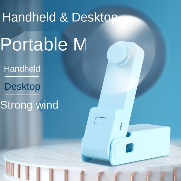 USB Pocket Fold Fanlar Elektrikli Taşınabilir Mini Fanlar Özgünlük Küçük Ev Elektrikli Ev Aletleri Masaüstü Elektrikli Fan