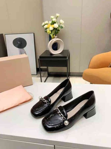 

dress shoes lefu shoes summer pearl flat bottomed women's shoes, half slippers on one foot, Black