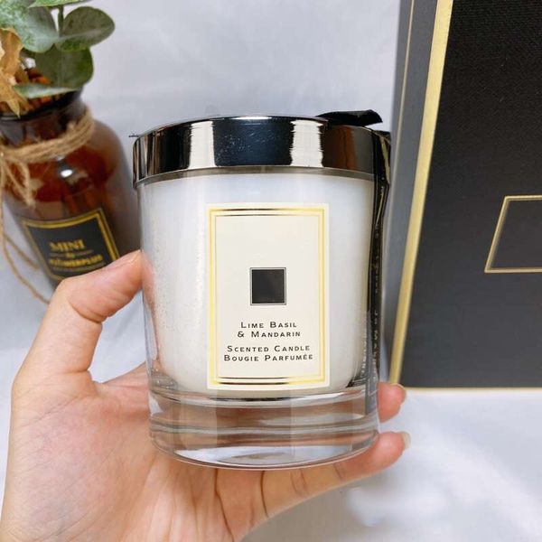 

premierlash brand jo malone perfume candles wild bluebell sea salt lime basil english pear scented candle bougie parfume long smell london w