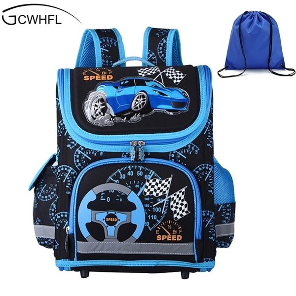 Ragazzi Zaini Bambini Satchel Bambino Scuola Zaino EVA Piegato Sacchetti di scuola per bambini ortopedici per ragazzi Mochila Infantil LJ201225