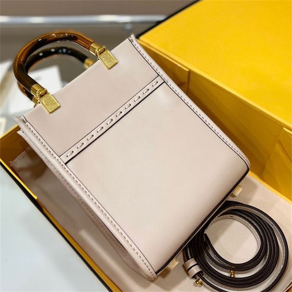 

mini sunshine shopper tote calfskin logo roma shoulder bag designer womens small bags handbags handle purse wallets