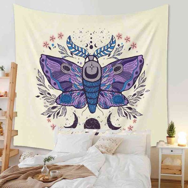 Decor Decor Butterfly Психоделический настенный ковер цветочный фон ткани