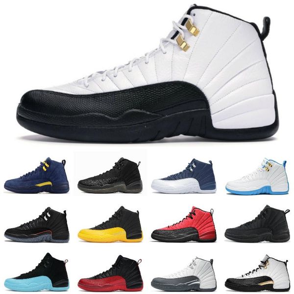 

2022 new shoes jumpman twist 12 12s mens basketball shoe utility grind indigo flu game dark concord white royalty playoff fiba gamma blue th