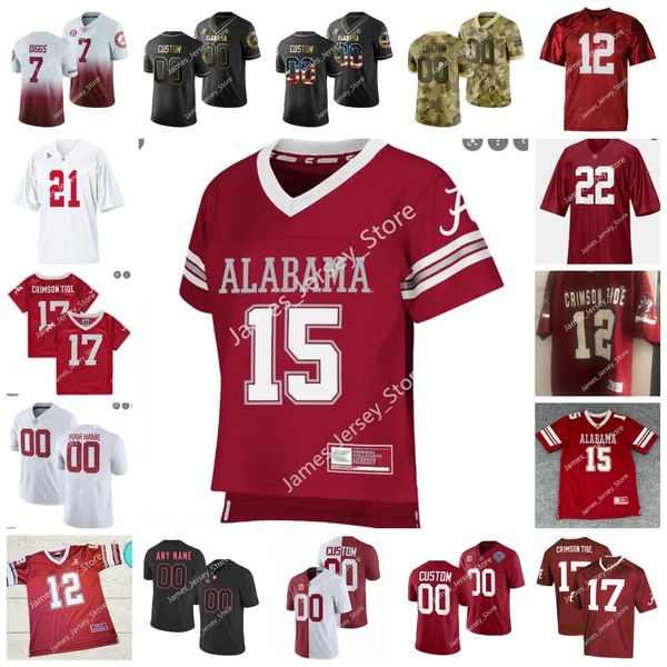 

alabama crimson tide stitched football jersey seth mclaughlin robbie ouzts tyler harrell jaylen moody will reichard jeremiah alexander chase, Black