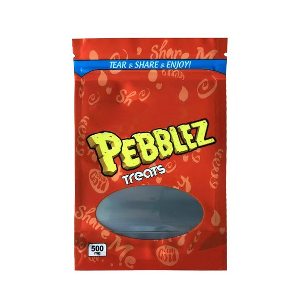 

pebblez edible packaging bag w gusset stand up mylar foil packing bags for rice treats crunch fruity edibles