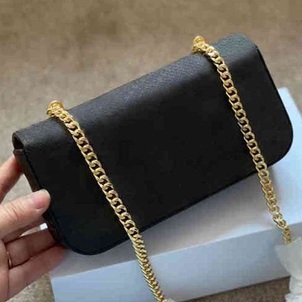 

retro printing shoulder bags women's fashion chain square bag designer leather printing phone purse 211220