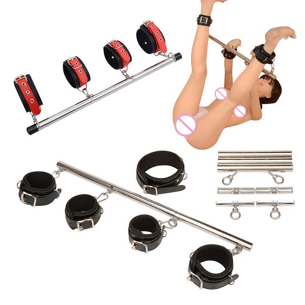 BDSM Strumenti correttivi di tortura Schiave vincolanti Manette Gamba Splitter Cornice di ritenuta Giocattoli divertenti Prodotti sexy