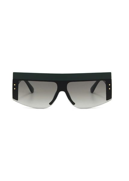 

mens designer sunglasses cross border shape one-piece large frame sun glasses thick leg sunglasses integrated nose holder, White;black