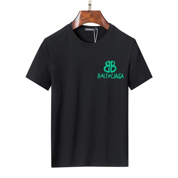 

men's designer 2022 summer men's and women's cotton t shirts loose couples french simple letters hip hop short sleeves m-xxxl, White;black