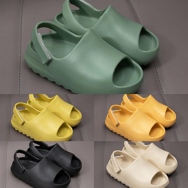 

2021 new boy's and girl's sandals children beach summer slides fo201d, Black;red