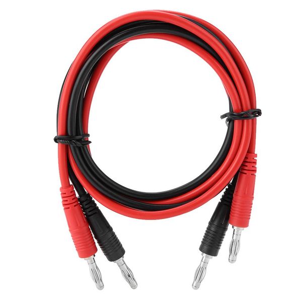 

p1041 2pcs 4mm banana plug to banana plug test cable multimeter testing cables