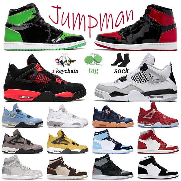 

1 1s jumpman men basketball shoes 4s red thunder sports black cats 4 military black women trainers bred patent visionaire sneakers 36-47