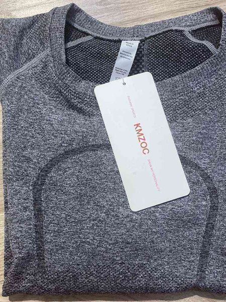 

designer lu long sleeve yoga women solid quick dry breathable yoga shirt sports workout gym tees t shirt female outdoor athletic ll07, Black