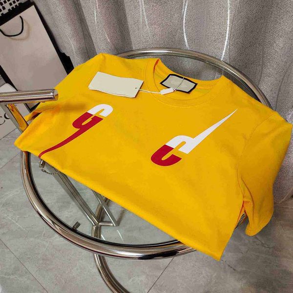 

designer mens t shirt summer style tshirts embroidery with letters printing loose tees trend short sleeve casual shirts asian size s-5xl, White;black