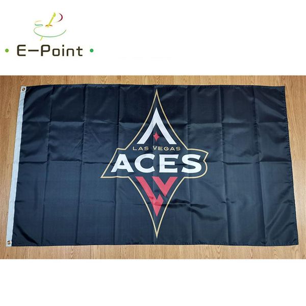 

wnba las vegas aces flag 3 5ft 90cm 150cm polyester banner decoration flying home & garden festive gifts328k