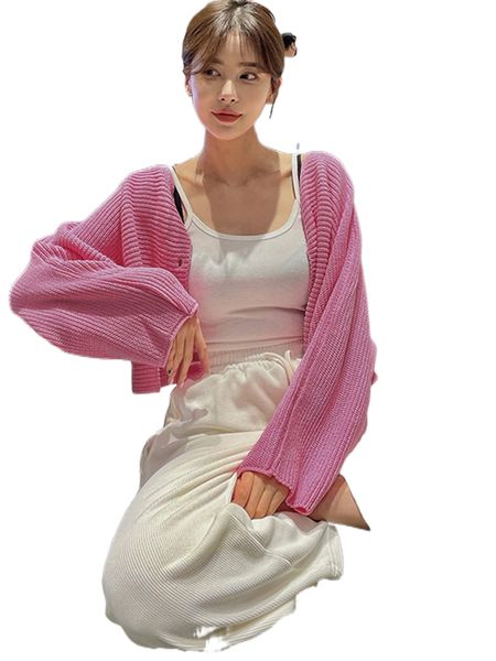 

dazy dolman sleeve ribbed knit cardigan m392#, White;black