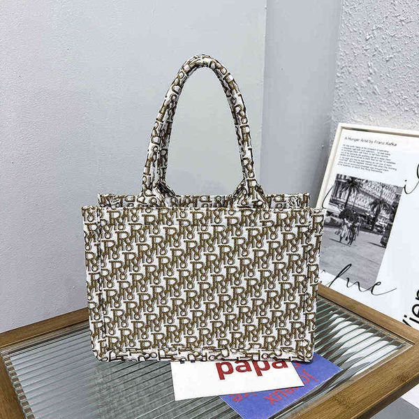 

r bags for women classic old flower shopping version embroidered tote portable large capacity