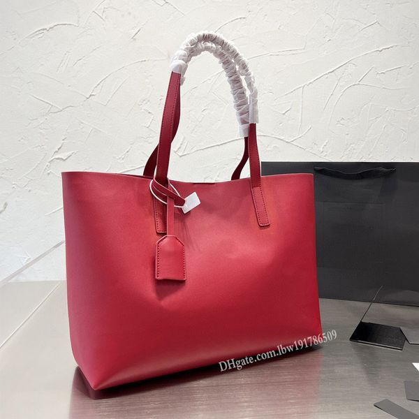 

large 2022 shoulder handbags big designer bags women handbag soft leather the totes bags luxurious fashion shopping brown white satchels bag