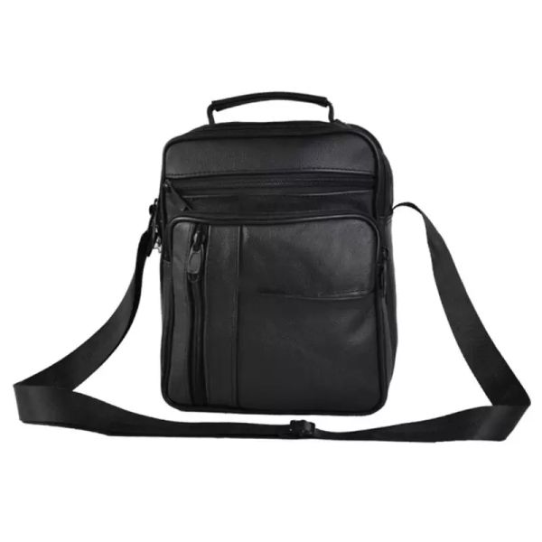 

briefcases business men real leather briefcase travel cross body single-shoulder messenger