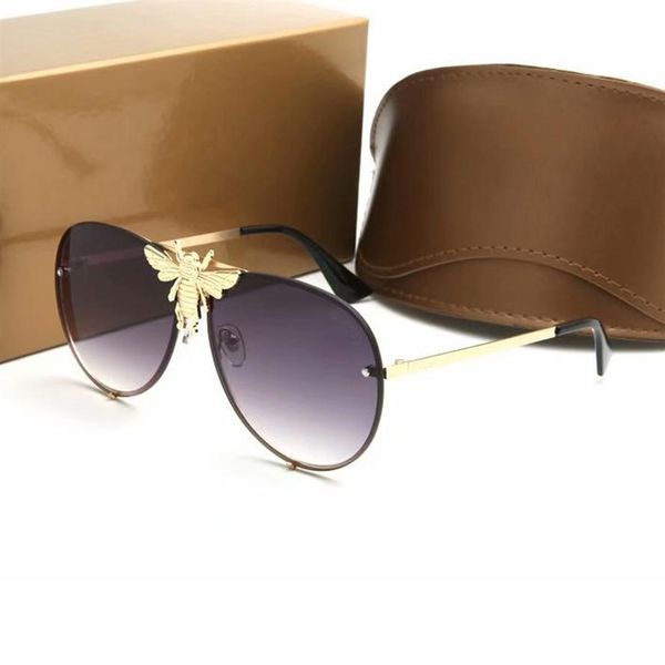 

new designer sunglasses for women men gold frame driving sun glasses woman brand designer uv protection vintage style oversized su189v, White;black